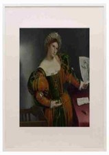 Lorenzo Lotto Portrait of a Woman inspired by Lucretia A3 A4 Framed Print Pictu