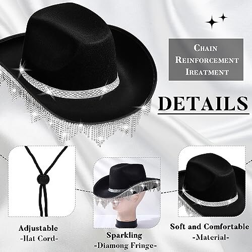Cowboy Hat Suede Look Wild West Fancy Dress Men La... - Vicedeal