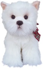 West Highland Terrier Puppy Plush Soft Toy Dog  by Faithful Friends, Gift. 22cmH