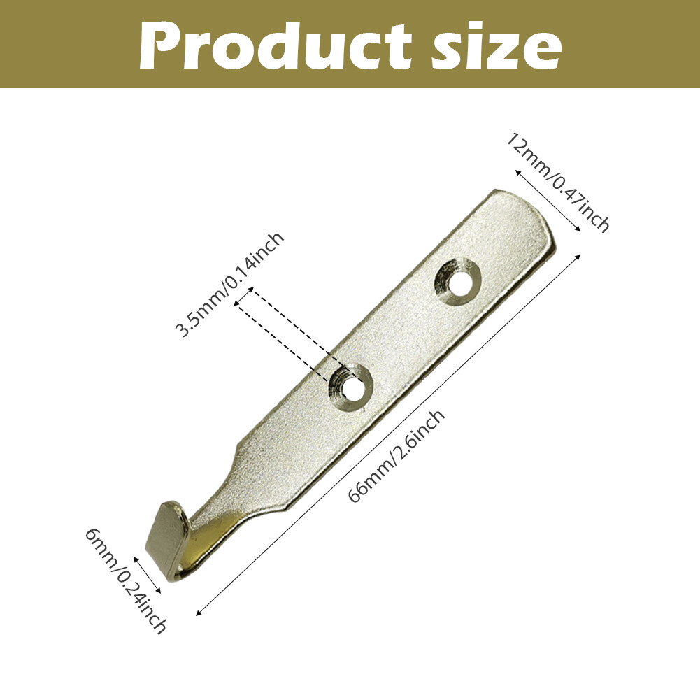 5set For Hanging Pictures Coat Rack Plaster Heavy Duty Iron Wall Hook J