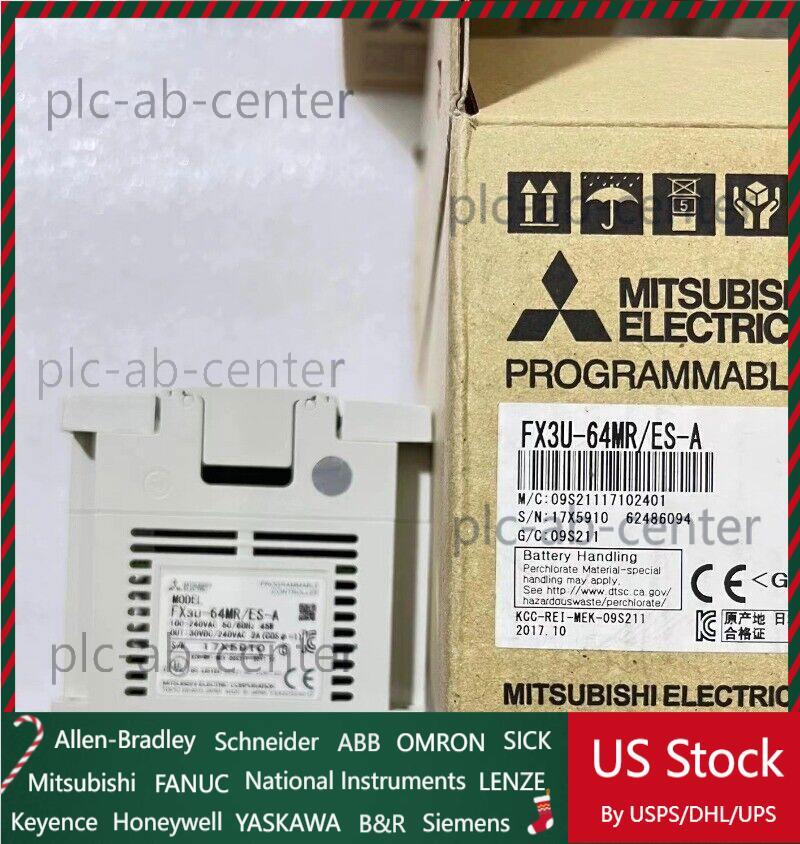 One New Mitsubishi FX3U-64MR/ES-A PLC Module FX3U64MR/ESA One New Mitsubishi FX3U-64MR/ES-A PLC Module FX3U64MR/ESA