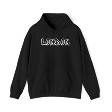 London Travel Lifestyle Hooded Sweatshirt, London City Travel Hoodie