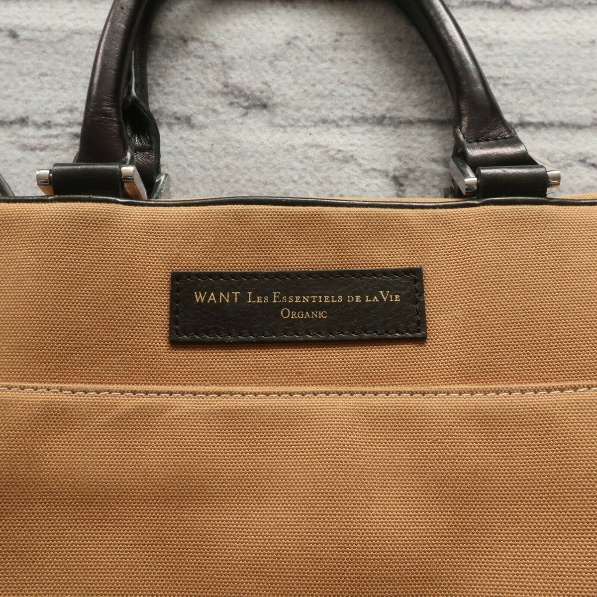 Rare WANT Les Essentiels De La Vie Organic Satchel Briefcase Rare WANT Les Essentiels De La Vie Organic Satchel Briefcase