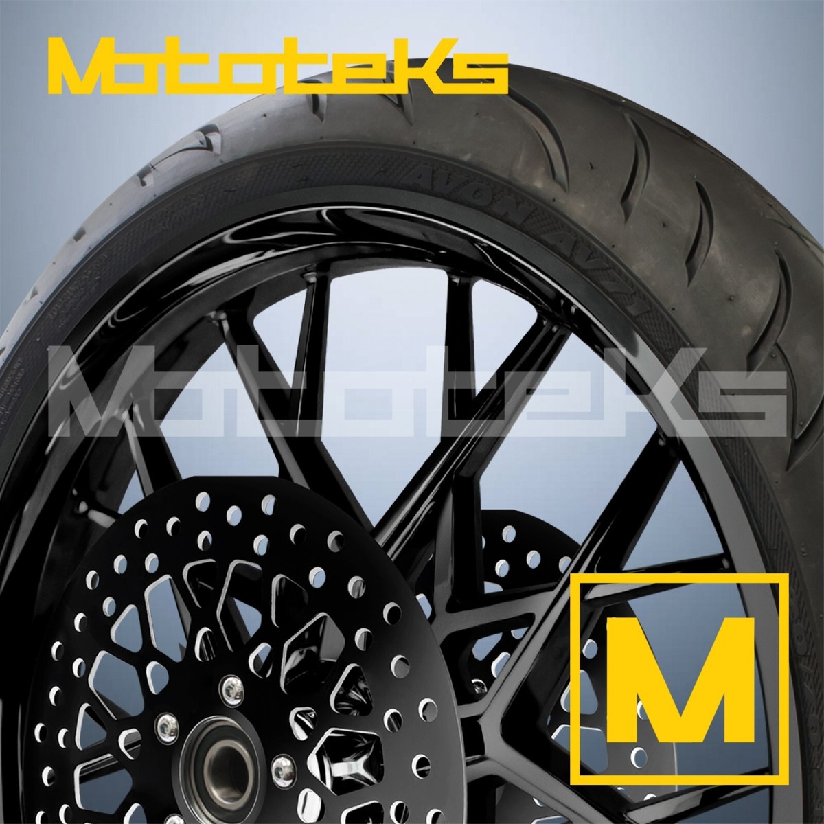 2000年~2022年 21×3.5 ツアラー ハーレー RAZOR ホイール 21X3.5 RAZOR MAG WHEEL BLACK FOR HARLEY TOURING MODELS FRONT