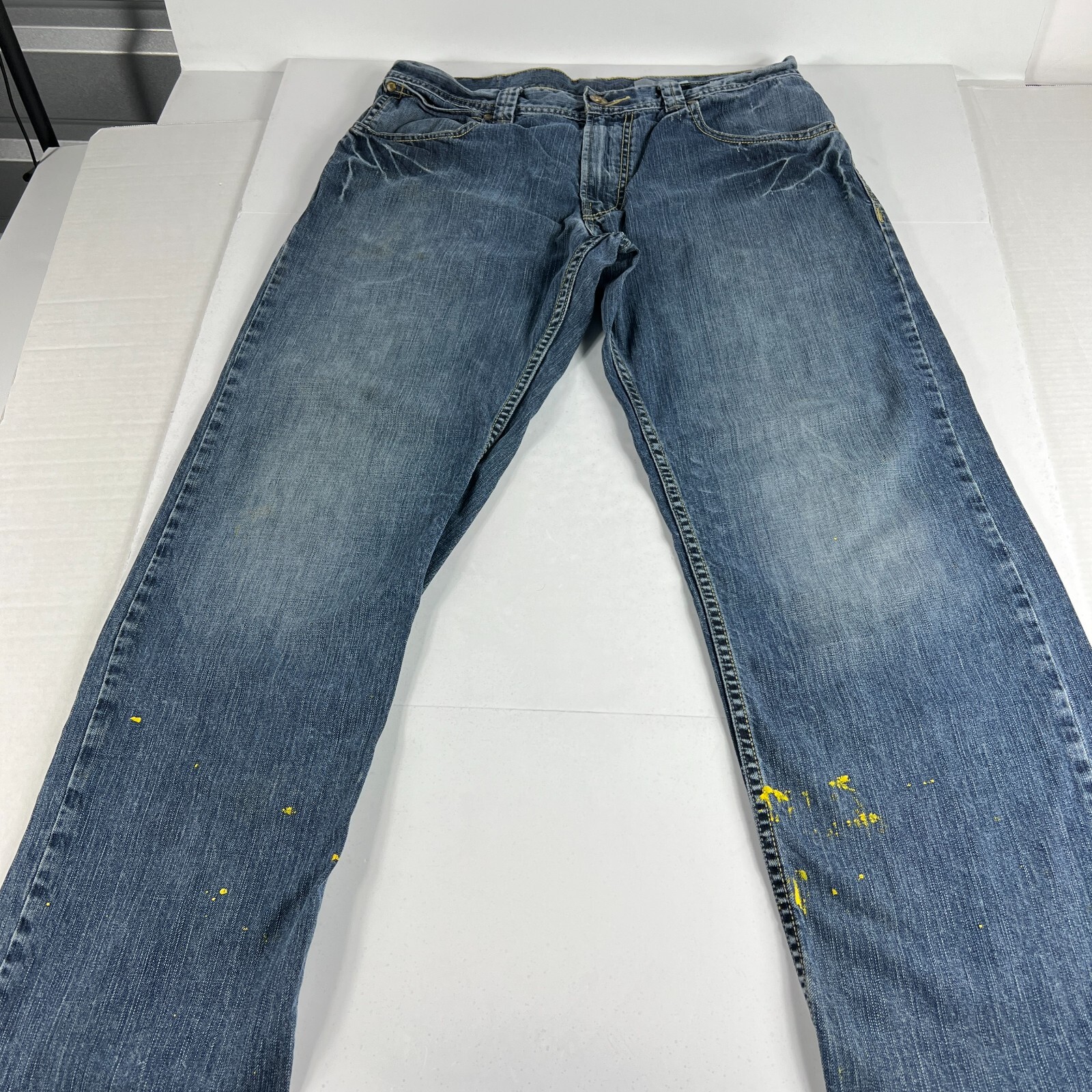 2000'S Levi's Silver Tab Corduroy Painter Pants, Men's, Size W39 cotton gray type Vintage Second Hand