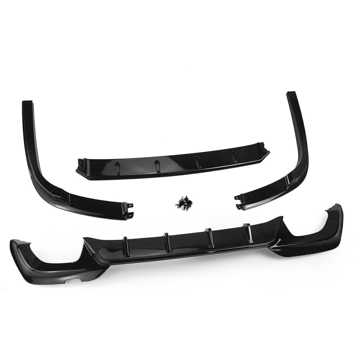 4x Rear Bumper Diffuser Lip Cover Kit For BMW 3 Series G20 YOFER