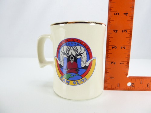 Ram 92-93 Texas Tea Cup Mug Military Air Force Fred Pilot Vintage - Picture 6 of 8