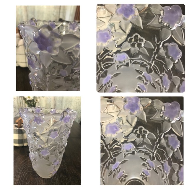Mikasa Lavender Fields Vase Purple Flowers Floral Large 9 1 2 Made In Germany For Sale Online Ebay