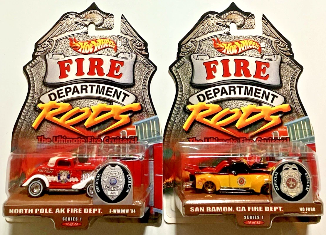 Hot Wheels Fire Rods Diecast Fire Vehicles for sale | eBay