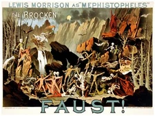 8865.Lewis morrison as mephistopheles.faust.POSTER.art wall decor graphic art