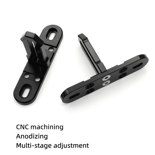 Motorcycle Front Fork Fog Lights Holder Mount For Yamaha XMAX NMAX NVX Black - Picture 8 of 11