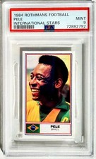 PELE 1984 Rothmans Football International Stars PSA 9 MINT Soccer