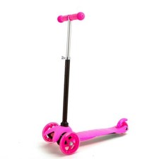 TIP Kinder Roller 3 Rad SCOOTER Cityroller Tretroller Mädchen verstellbar pink