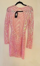 Pink Sequin Dress (M) Fashion Nova