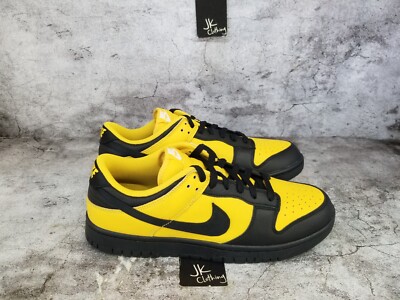Men Sz 10.5 NIKE Dunk Low Retro By You  Bruce Lee  Taxi Black Yellow FN0569-900