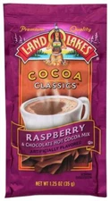 Land O Lakes Raspberry Cocoa Mix 15 Ounce 12 Pack Flavored Drink Concentrate