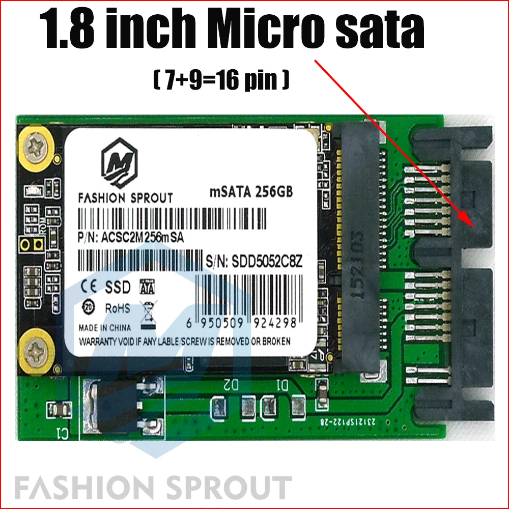 256gb micro sata SSD For IBM Thinkpad T410S laptop Disk HDD |