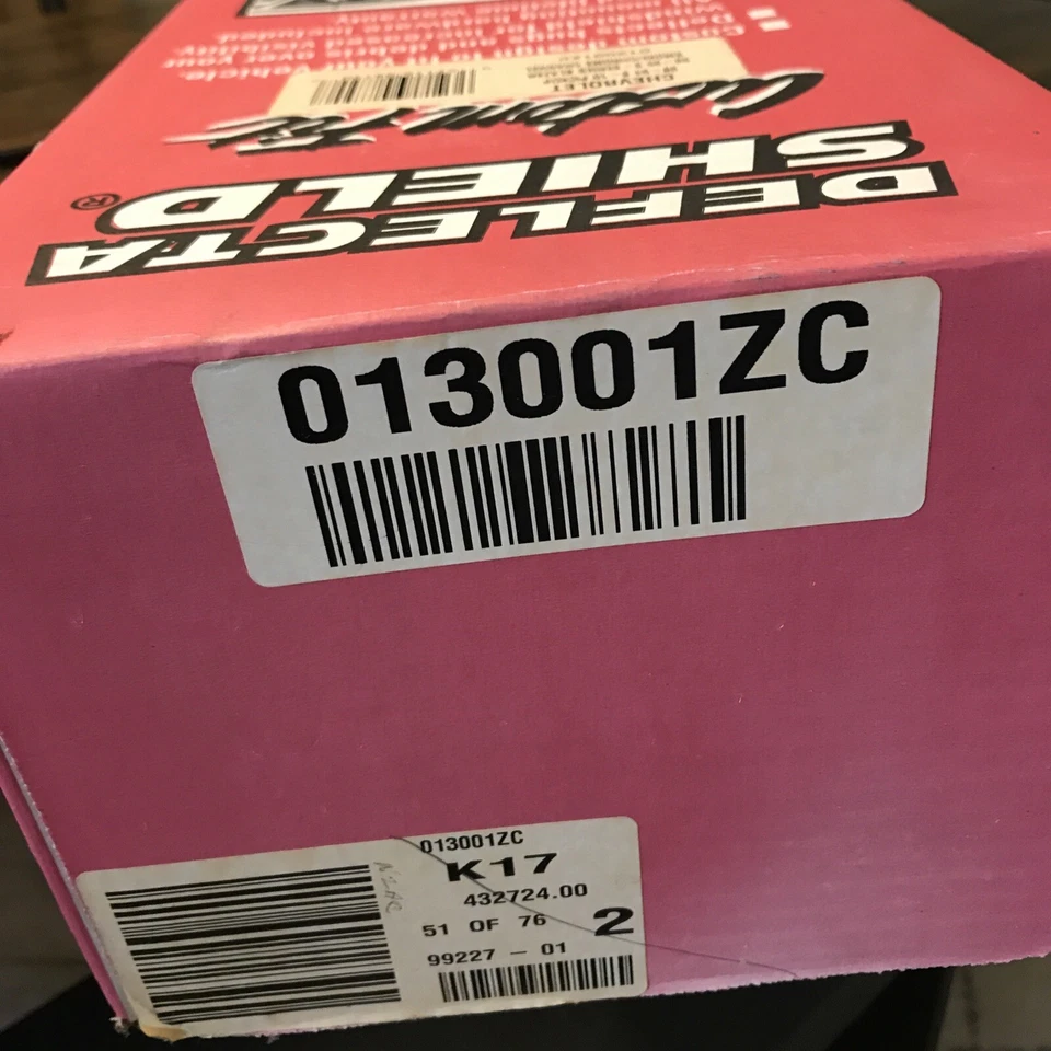 Bug deflector Fits 1994-1998 Chevrolet S10 Blazer Jimmy Deflecta Shield vtg NOS - Image 4 of 4