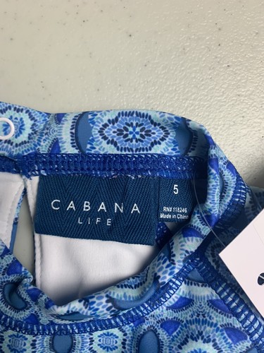 Cabana Life Girl's Long Sleeve Size 5 Roadmap Unisuit One Piece Swimsuit New NWT - Picture 4 of 8