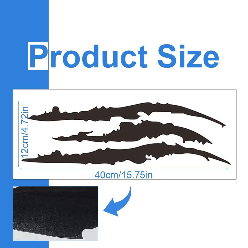 2 Stück Monster Klaue Aufkleber Kralle Aufkleber Auto Monster Klaue Kratzer M... - Bild 2 von 4