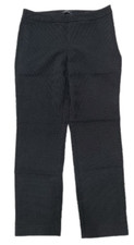 NWT Lands End Womens Mid Rise Slim Leg Pencil Pants Black 8 30W 60 FF60