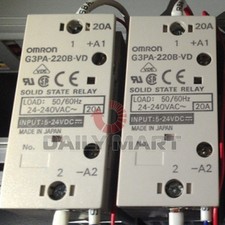 NEW Omron G3PA-220B-VD DC5~24V SSR DIN 20A 1-Pole Solid State Relays FREE SHIP