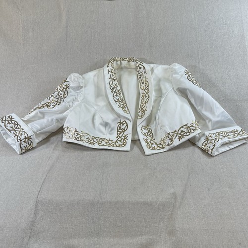 Quinceañera dress size medium to large white with horses handmade - Picture 9 of 24