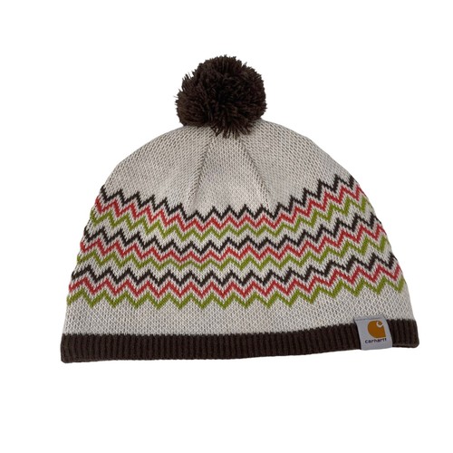 Carhartt Beanie Pom Pom Chevron Knit 