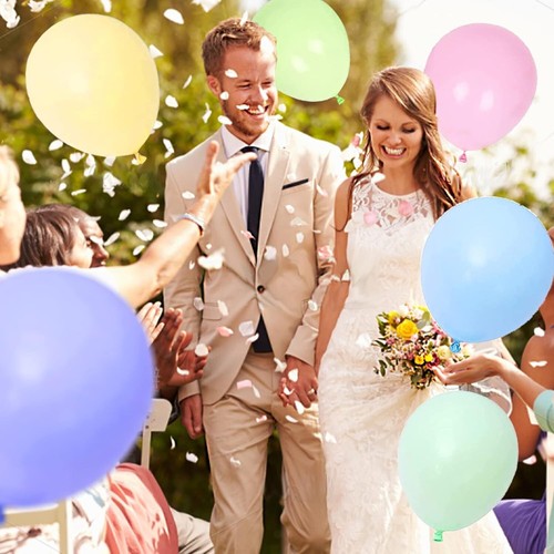 Luftballons bunt, Latex, XXL, 18 Zoll, Geburtstag, Hochzeit, Party, 14 Stück - Bild 9 von 11