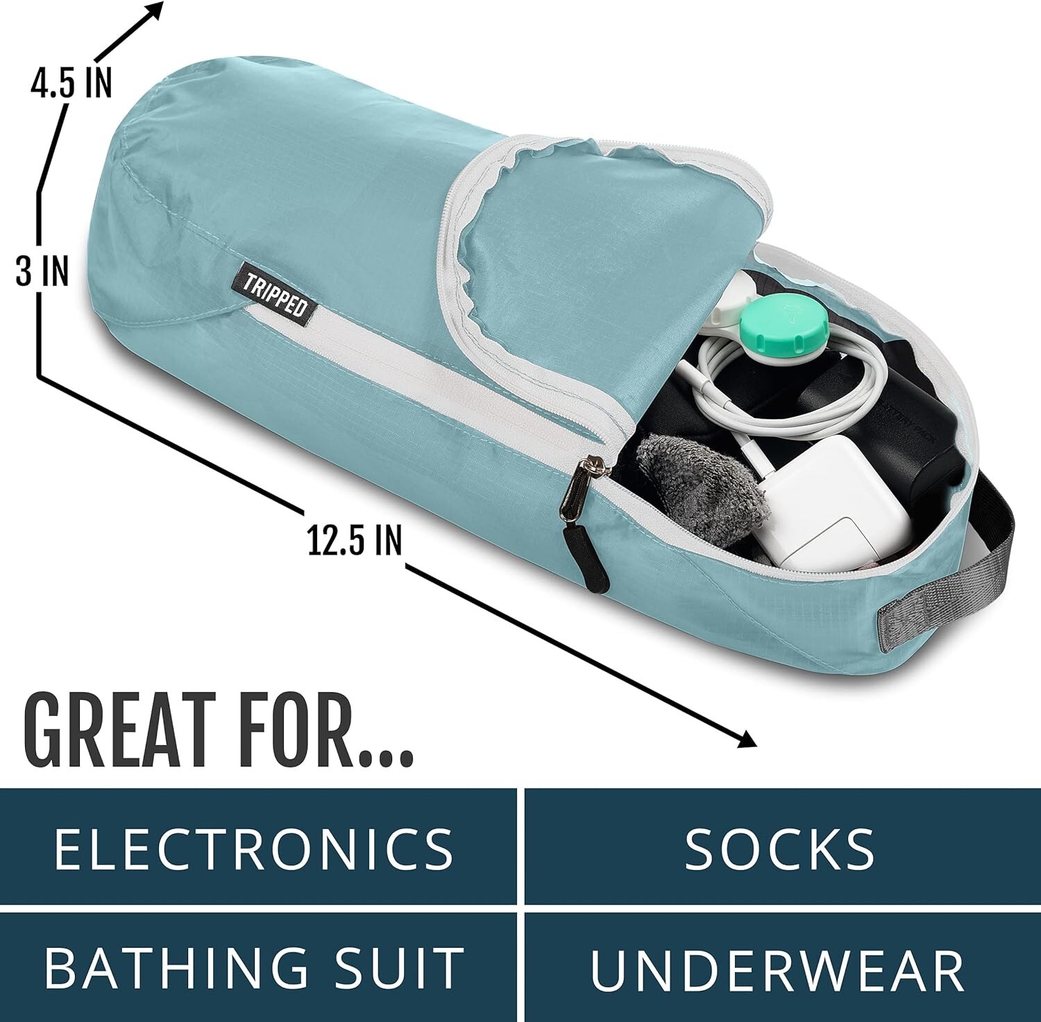 Large Packing Cubes for Travel-Extra Large Compression Luggage Organizers 7 Piec-image