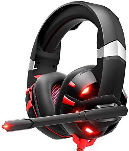 Gaming Headset, Over-Ear Headset with 7.1 Surround Sound, Noise Canceling Mic-image