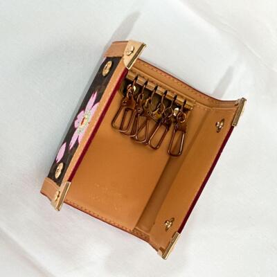 LOUIS VUITTON チェリーブロッサム キーケース/ケース LOUIS VUITTON Murakami Cherry Blossom Key Case Wallet From Japan