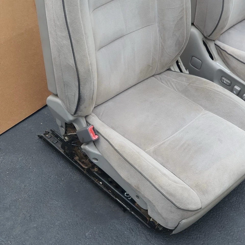Raro asiento delantero izquierdo de tela gris para Lexus GS300 GS400 GS430 1998-2005 OEM Foto 4 de 4