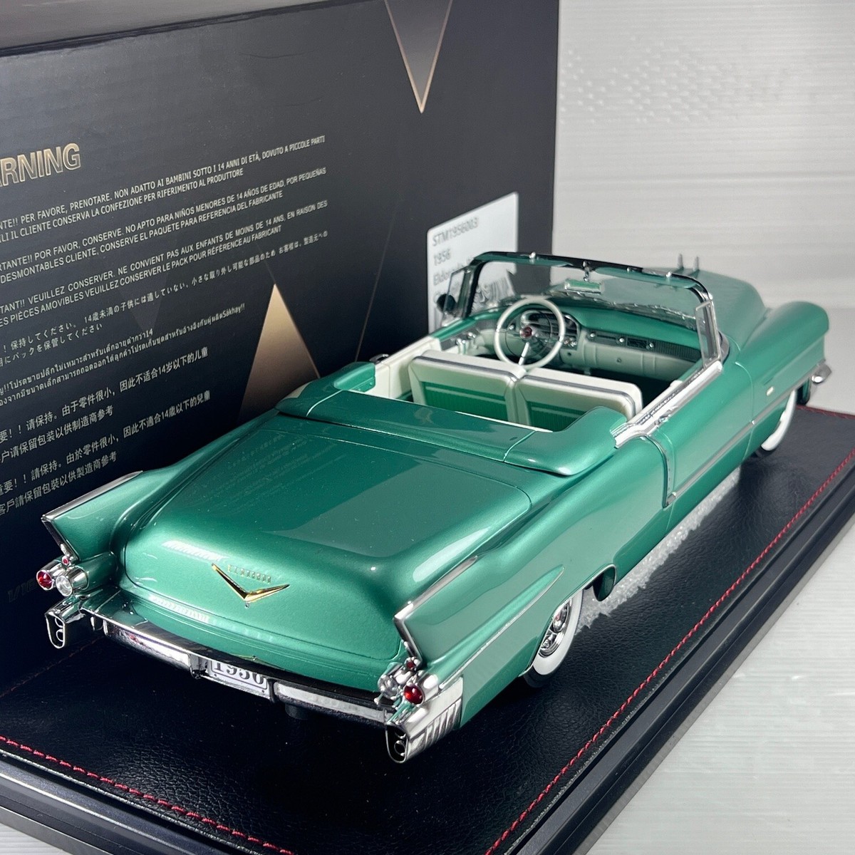 1/18 GLM Stamp 1956 Cadillac Eldorado Biarritz Open roof Emerald