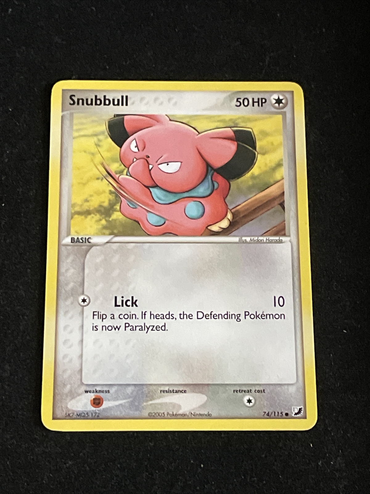 SNUBBULL - 74/115 - EX Unseen Forces - Common - Pokemon Card - NM