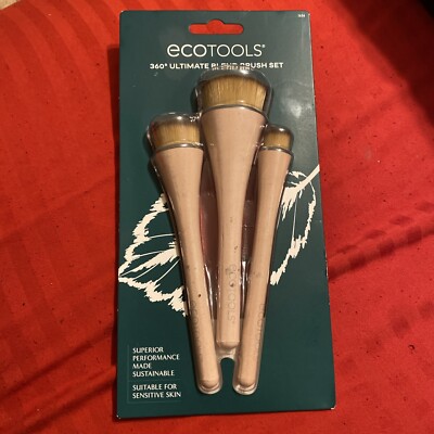 360 Ultimate Blend Brush Kit by Ecotools for Women - 3 Pc Kit Set