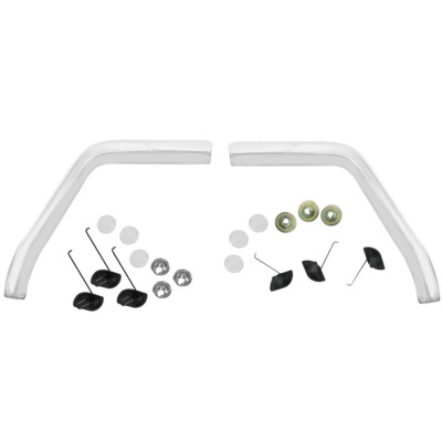 1970 Dodge Challenger Rear Tail Quarter Panel Extension Moldings Pair w/Hardware