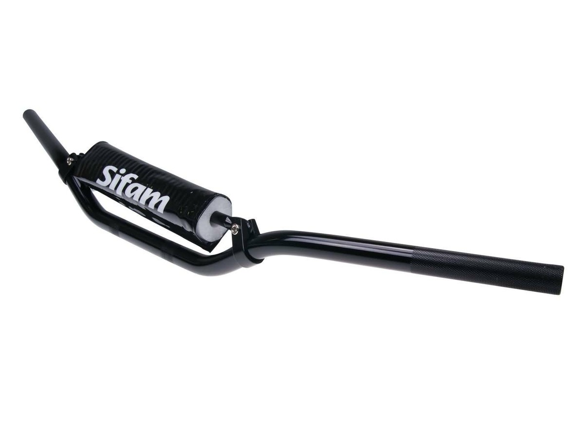 Lenker Motocross Aluminium Strebe und Polster schwarz-22mm für