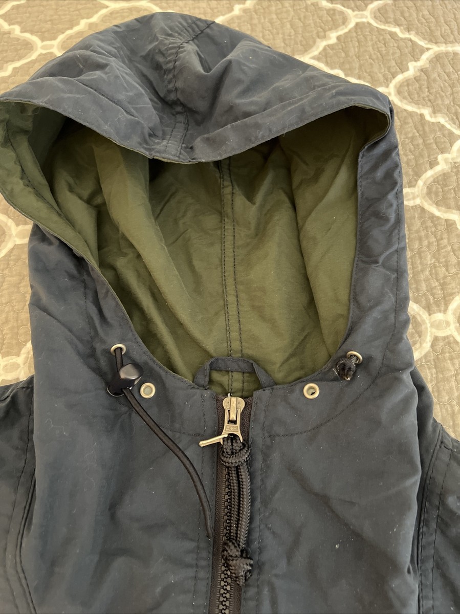 Vintage Abercrombie & Fitch Blue Oversized Anorak Pullover Jacket