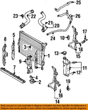 BMW OEM 99-10 323Ci Cooling Radiator Components-Reservoir Tank 17117573781