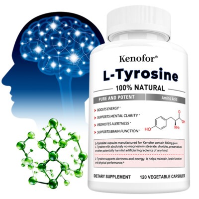 L-Tyrosine Capsules - Balance Healthy Brain Cells,Focus Supplements