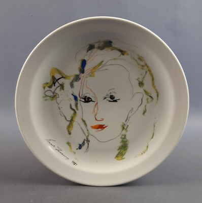 Ernesto Treccani Ceramic Plate Multiplo D'Arte Collectible Piece 1981