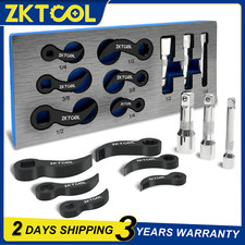 9PC Pry Bar Wrench Adaptor Head Kit with Extension Bar for Tight Spaces