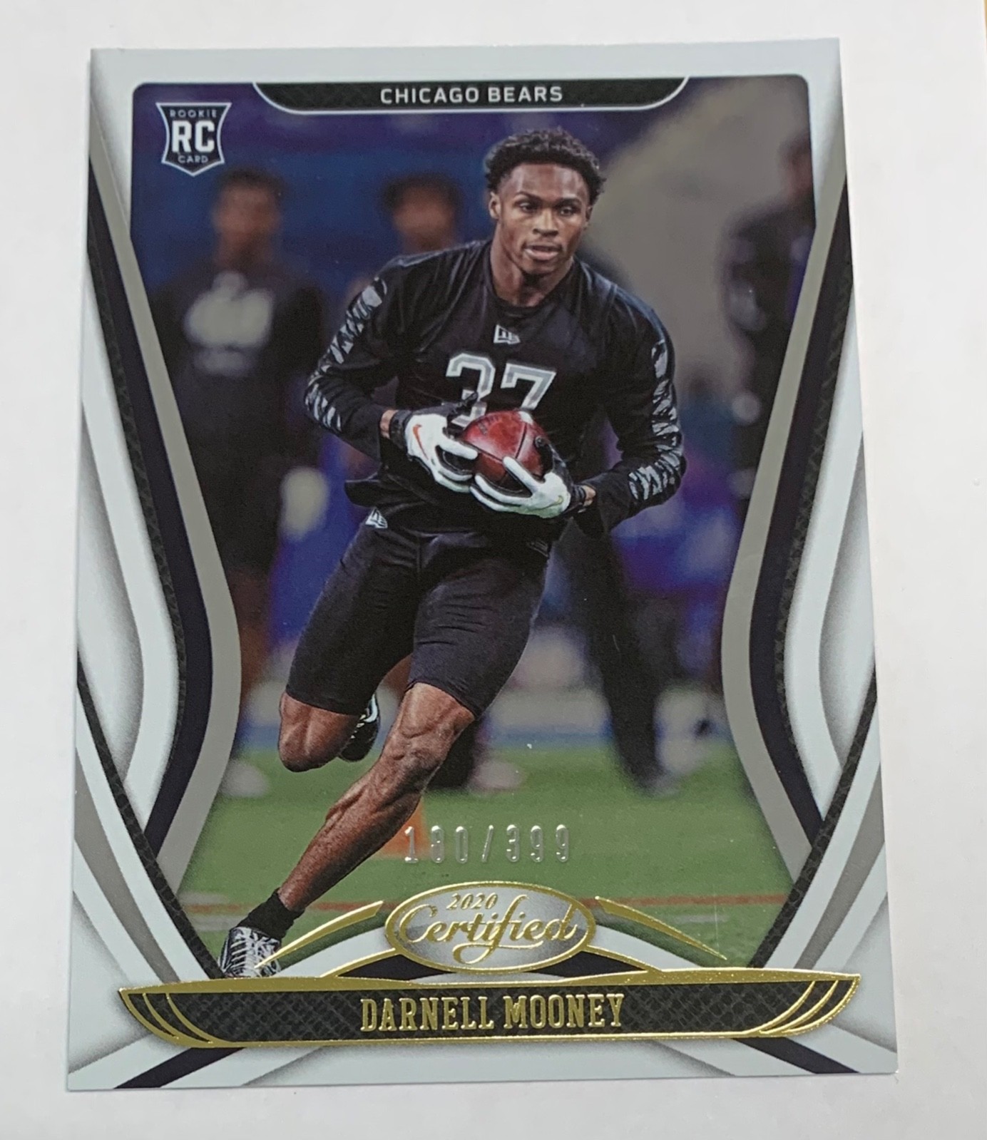 2020 Panini Certified Rookie Card RC Darnell Mooney /399 Bears-Falcons #181