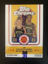 2023-24 Topps Chrome McDonald's All-American Factory Sealed Blaster Box