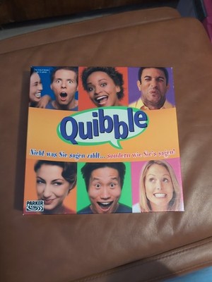 QUIBBLE Nicht was sie sagen zählt, sondern wie.... Parker Partyspiel 2002 Hasbro