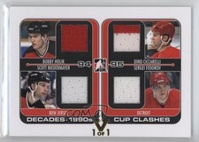 2013-14 ITG Decades 1990s Black 2016 Final Vault Gold 1/1 Bobby Holik HOF 0c3