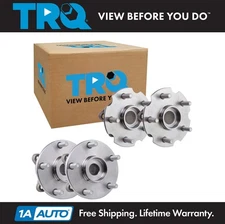 TRQ Wheel Hub Bearings Assembly Set Front & Rear Fits Lexus Scion Toyota