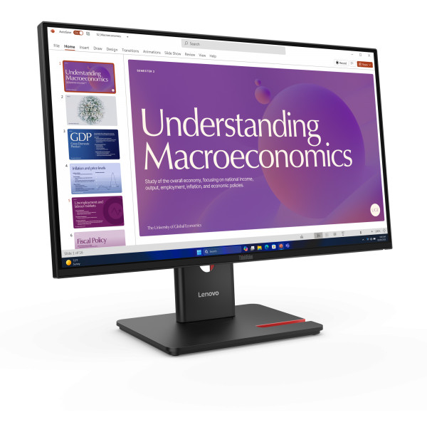 Monitor Lenovo ThinkVision T24D-40 23.8" Full HD foto 4