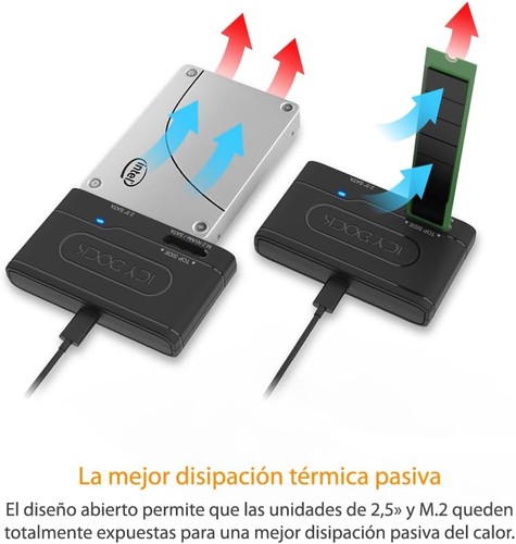 ICY DOCK EZ Adapter MB104U-1SMB - 1x 2.5 Inch SATA or 1x M.2 NVMe/SATA SSD to US - 第 7/10 張圖片